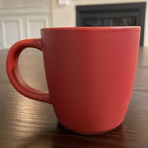 Indigo Good Morning Pumpkin Dark Orange/Red Mug with Pumpkin Excellent Condition - Picture 3 of 7